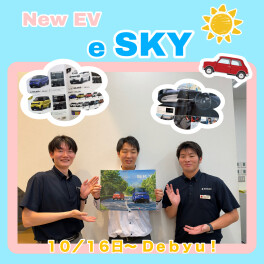 待望の軽乗用EV！！新型e SKY☆彡